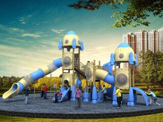 NAVE ESPACIAL, JUEGOS PARA NIÑOS - RENDER © Gabo