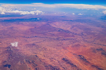 Fototapeta na wymiar Aerial view of the Marble Canyon
