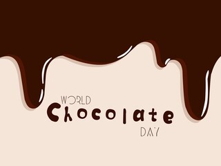 chocolate background with coffee