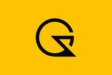 G letter logo design on luxury background. G monogram initials letter logo concept. GR icon design. RG elegant and Professional letter icon design on black background. G RG GR - obrazy, fototapety, plakaty