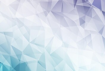 Fototapeta premium Light Pink, Blue vector abstract polygonal pattern.