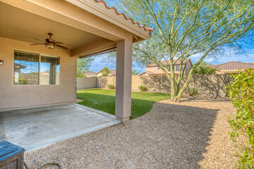 Back yard exterior