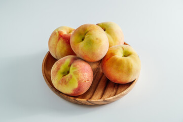 Summer fruit, Fresh organic peaches