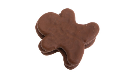 chocolate ginger man isolated