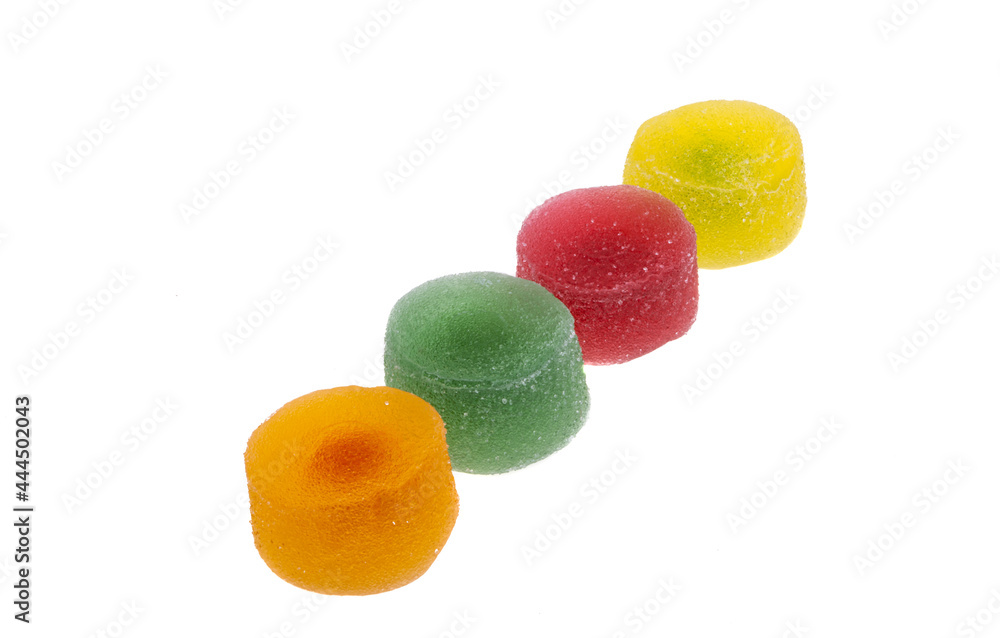 Poster gummy candy isolated