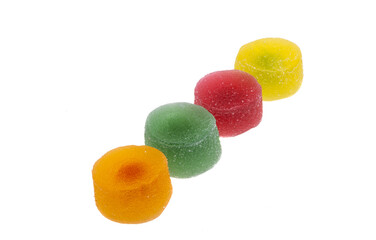 gummy candy isolated