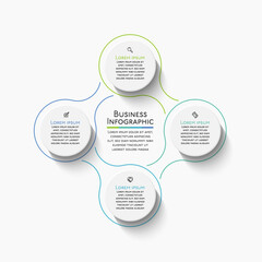 Business circle. timeline infographic icons designed for abstract background template milestone element modern diagram process technology digital marketing data presentation chart Vector