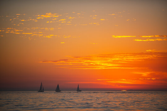 45 743 Best Sailboat Sunrise Images Stock Photos Vectors Adobe Stock