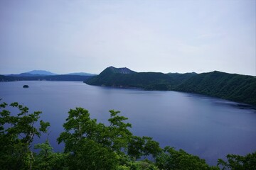 Fototapeta premium 摩周湖のブルー