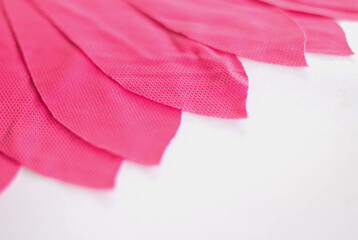 fabric cutting background.