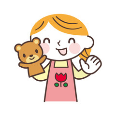 Female nursery school teacher 保育士の女性