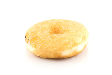 Close donut isolated on white