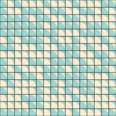 Fototapeta premium Abstract Geometric Pattern generative computational art illustration