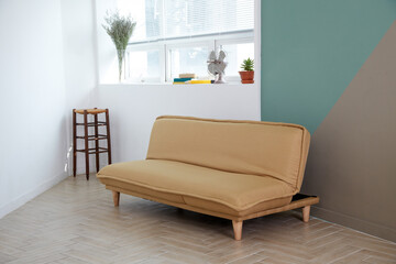 소파가 있는주택의 실내 인테리어 공간