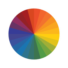 Obraz premium Color wheel pallet spectrum Different color circle