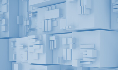 Abstract geometric modern architectural concept background