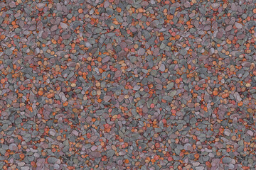 redbrown gravel stones texture pattern