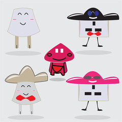 a vector cartoon  light plug