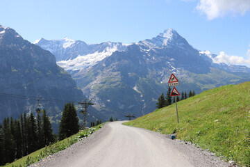 Switzerland's beautiful roads and landscapes