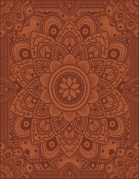 illustration vector mandala ornament background