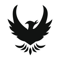 Fototapeta premium phoenix bird logo