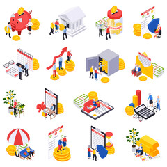 Retirement Plan Icons Collection