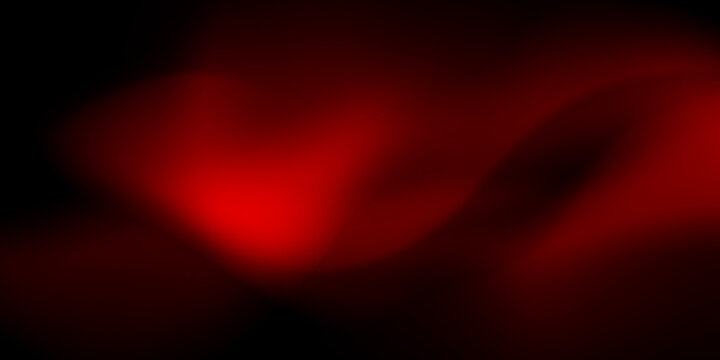 Red Blur Gradient Shapes Modern Abstract background wallpaper design. New dark red with black color combination backdrop