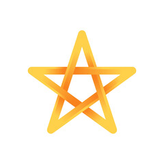 Abstract Star Logo icon Design Vector template. Simple and Elegant Star Logo design concept. Star Logo icon vector design template for business, branding, company, website, symbol, corporate, logo.