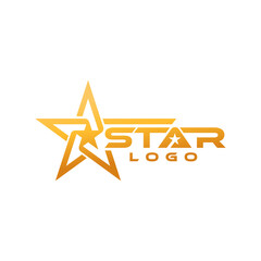 Abstract Star Logo icon Design Vector template. Simple and Elegant Star Logo design concept. Star Logo icon vector design template for business, branding, company, website, symbol, corporate, logo.