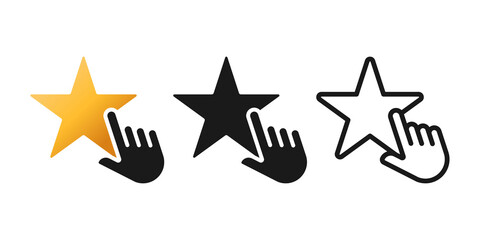 Rating, Review, or feedback icon vector illustration. Customer rating icon vector design template. Customer Review Feedback with Star vector icon design for website, symbol, logo, sign, app, UI.