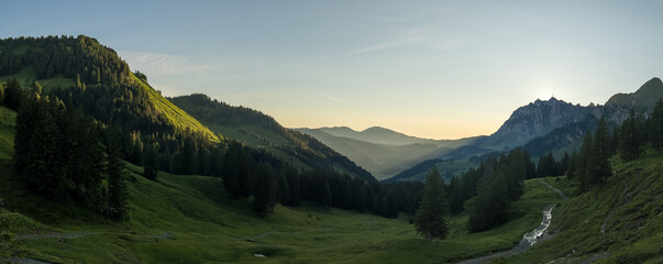 Wandern auf die Lütispitz im Alpstein Schweiz