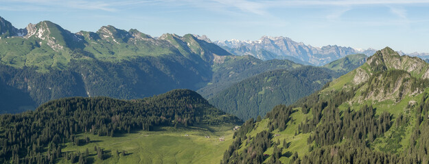 Wandern auf die Lütispitz im Alpstein Schweiz