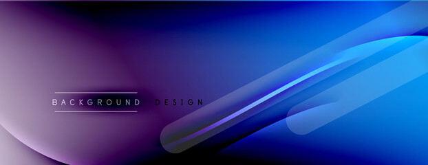 Fototapeta premium Abstract background. Shadow lines on bright shiny gradient background.