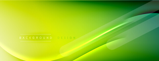 Abstract background - lines composition created with lights and shadows. Technology or business digital template. Trendy simple fluid color gradient abstract background with dynamic