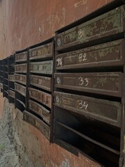 old wooden cabinet