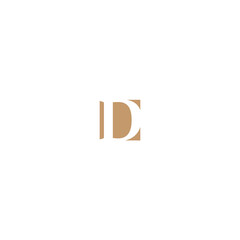 d letter luxury logo design