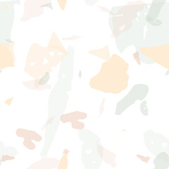 Terrazzo seamless pattern. Pastel  venetian
