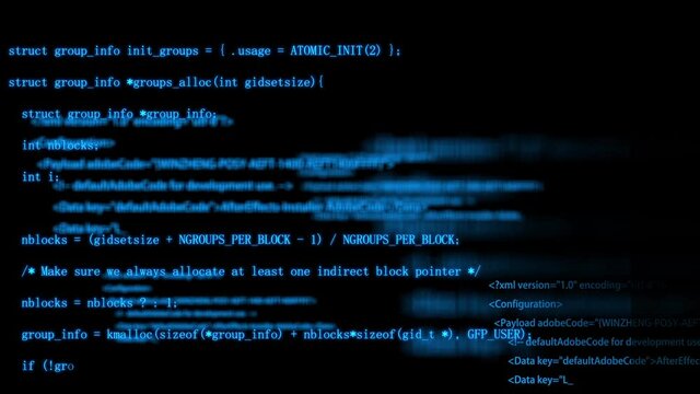 Computer network program code rolling network data security