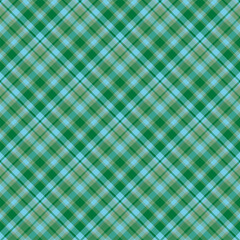 Plaid seamless pattern. Vector background of textile ornament. Flat fabric design.