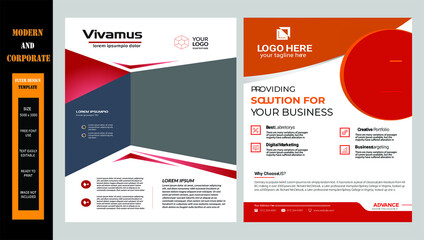 Corporate Business Flyer  Template Design