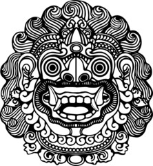 Balinese version of giant head