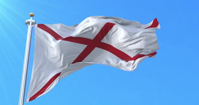 Valdivia flag, Los Rios, Valdivia, Chile. Loop