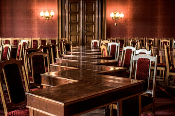 interior of  restaurant 