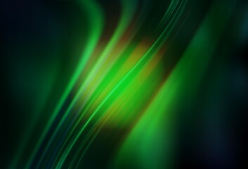 Dark Green vector glossy abstract backdrop.