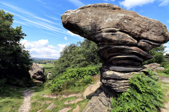 Druid's writing desk, Brimham Rocks