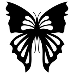 silhouette of a butterfly