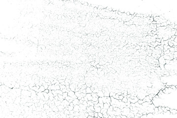 Vector black and white grunge pattern made from natural oil paint crackle. Cool texture of cracks, stains, scratches, splash, etc for print and design. Crackle paint overlay. EPS10.