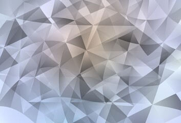 Fototapeta premium Light Purple vector background with triangles.