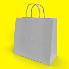 3d rendering of an empty shopping bag - 444546020