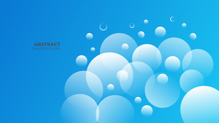 Blue abstract business presentation background. Modern professional blue vector Abstract Technology business background with lines and geometric shapes